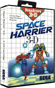 Space Harrier 3-D - Box - 3D Image