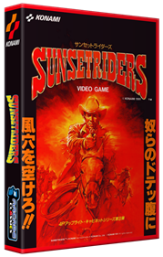 Sunset Riders - Box - 3D Image
