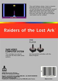 Raiders of the Lost Ark - Box - Back - Reconstructed