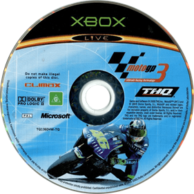 MotoGP 3 - Disc Image