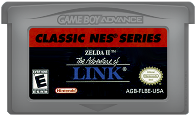 Classic NES Series: Zelda II: The Adventure of Link - Cart - Front Image
