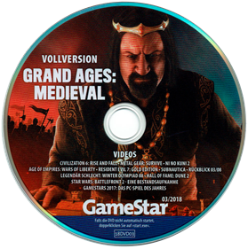 Grand Ages: Medieval - Disc Image