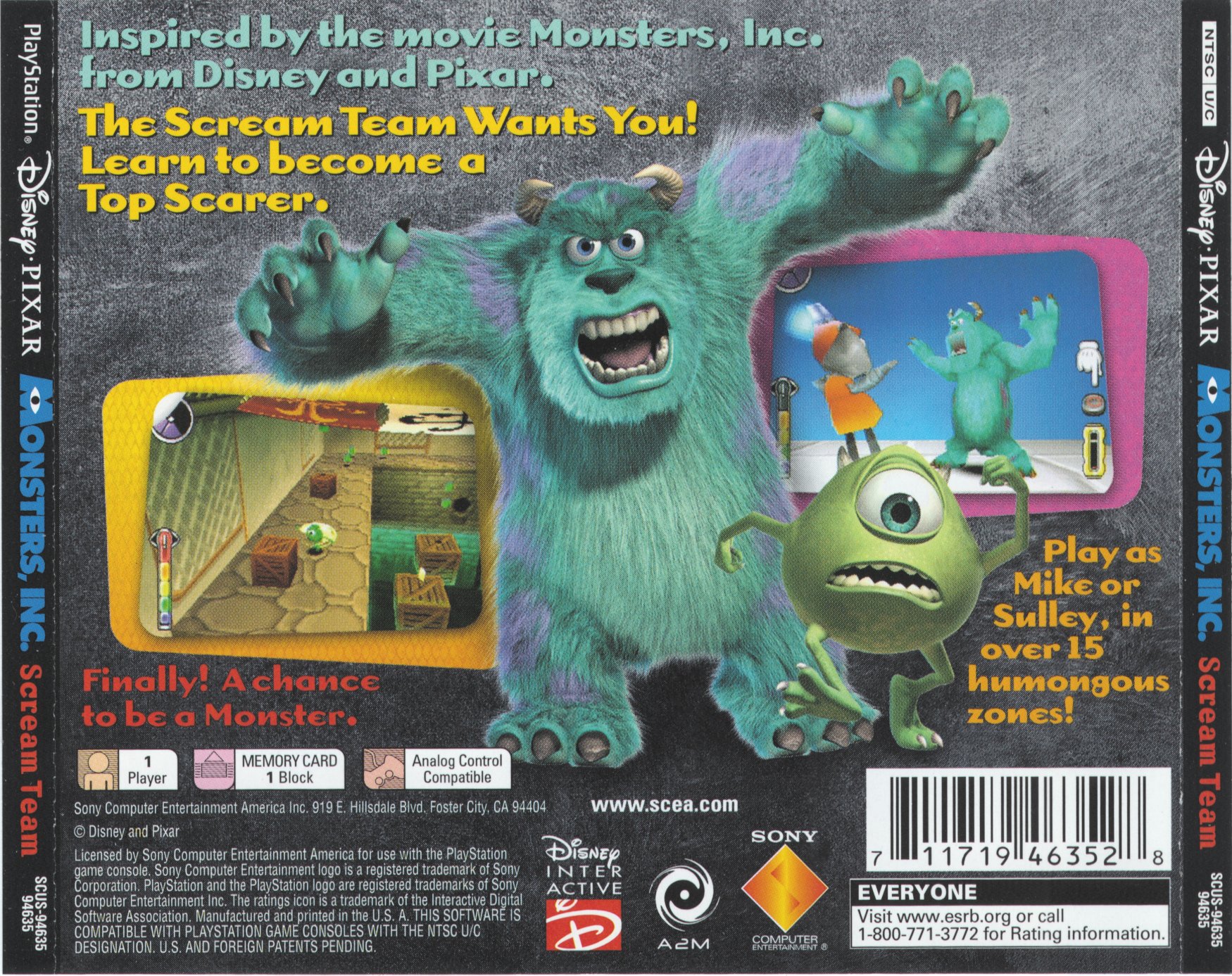 vhs monsters inc playall