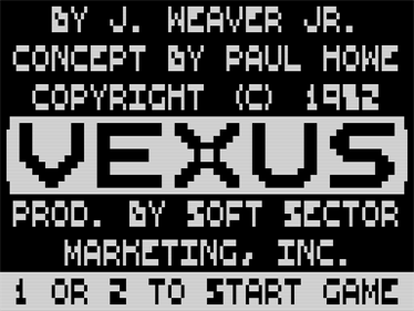 Vexus - Screenshot - Game Title Image