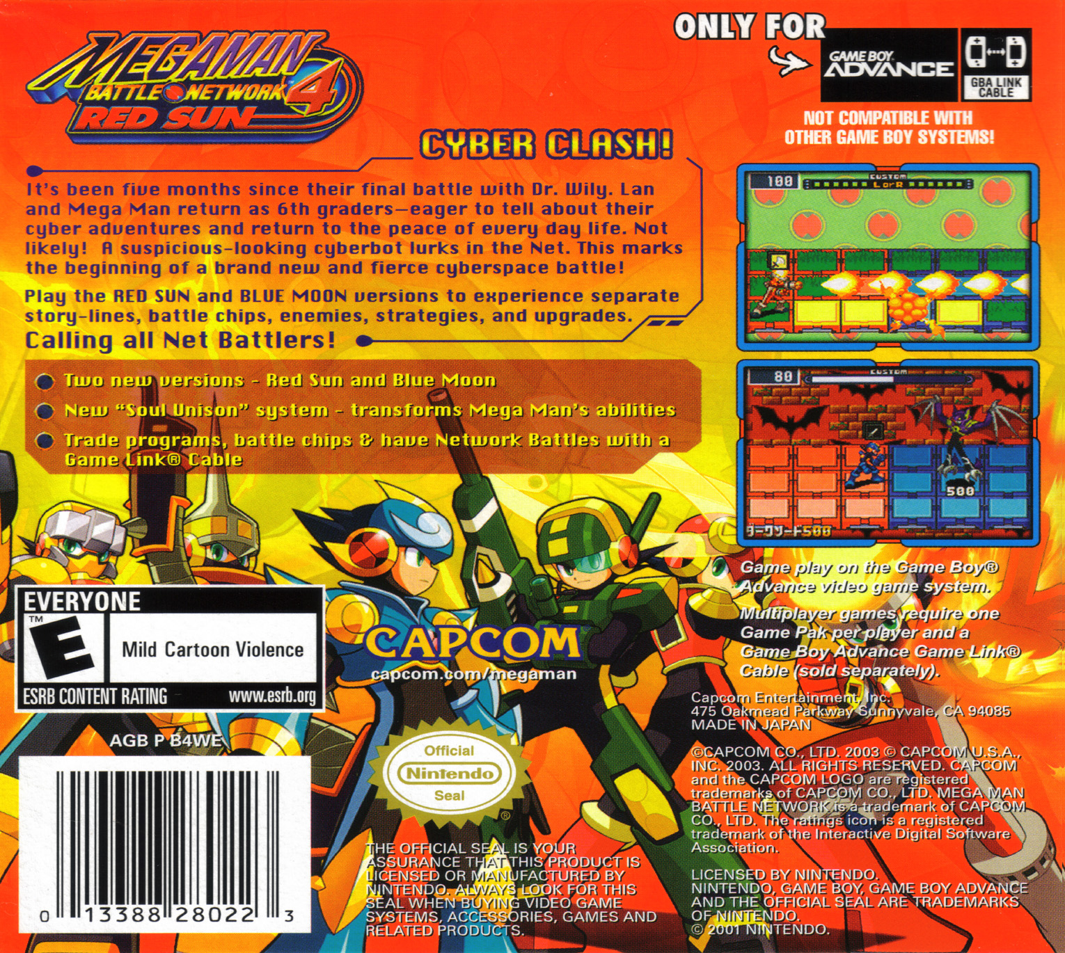 Megaman Battle Network 4 Red Sun Patch Download Gba