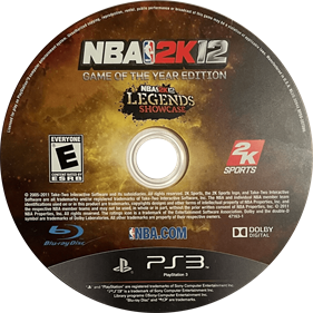 NBA 2K12: Game of the Year Edition  - Disc Image