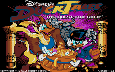 Duck Tales: The Quest for Gold - Screenshot - Game Title Image