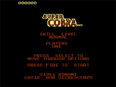 Super Cobra - Screenshot - Game Title Image