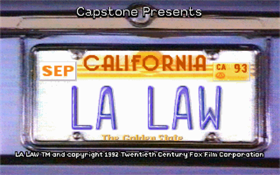 L.A. Law: The Computer Game - Screenshot - Game Title Image