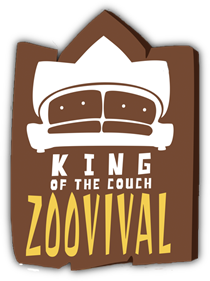 King of the Couch: Zoovival - Clear Logo Image