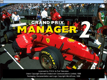 Grand Prix Manager 2 - Screenshot - Game Title Image