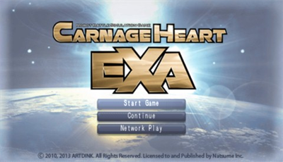Carnage Heart: EXA - Screenshot - Game Select