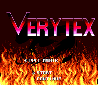 Verytex - Screenshot - Game Title Image