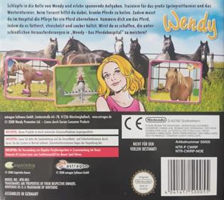 Wendy: The Horse Hospital - Box - Back Image