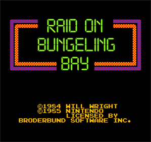 Vs. Raid on Bungeling Bay - Screenshot - Game Title Image