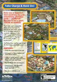 SeaWorld Adventure Parks Tycoon - Box - Back Image