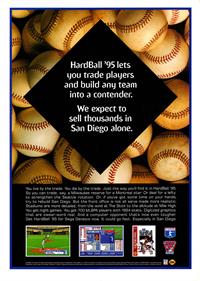 HardBall '95 - Advertisement Flyer - Front Image
