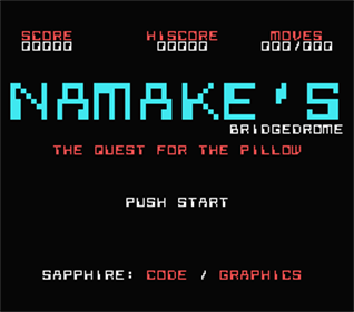Namake's Bridgedrome - Screenshot - Game Title Image