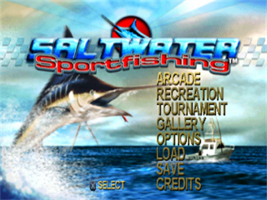 Saltwater Sportfishing - Screenshot - Game Title