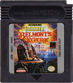 Castlevania II: Belmont's Revenge - Cart - Front Image