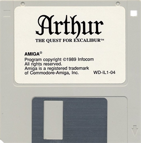 Arthur: The Quest for Excalibur - Disc Image
