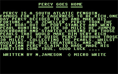 Percy - Screenshot - Game Title Image