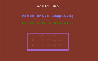 World Cup - Screenshot - Game Title Image