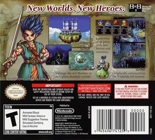 Dragon Quest VI: Realms of Revelation - Box - Back Image
