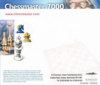 Chessmaster 7000 - Box - Back Image