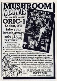 Mushroom Mania - Advertisement Flyer - Front Image