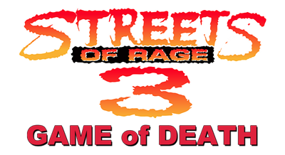 Streets of Rage 3: The Game of Death - Clear Logo Image