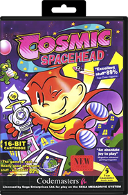 Cosmic Spacehead - Box - Front - Reconstructed Image