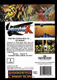 Insector X - Box - Back Image