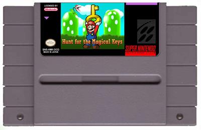 Super Mario Bros. The Hunt for the Magical Keys - Fanart - Cart - Front Image