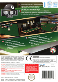 Pool Hall Pro - Box - Back Image