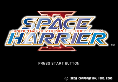 Sega Ages 2500 Series Vol. 20: Space Harrier II: Space Harrier Complete Collection - Screenshot - Game Title Image