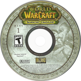World of Warcraft: The Burning Crusade - Disc Image