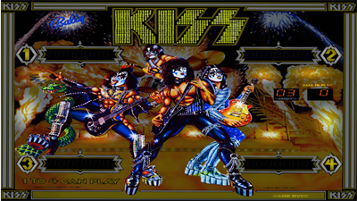 Kiss (Bally) - Arcade - Marquee Image