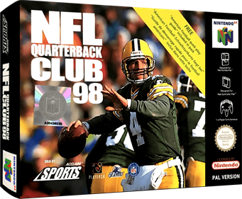 NFL Quarterback Club 98 - Box - 3D Image