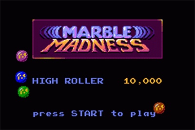 Marble Madness / Klax - Screenshot - Game Title Image