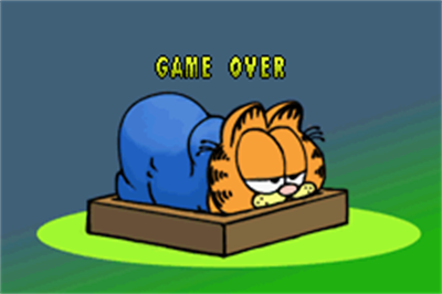 Garfield and His Nine Lives - Screenshot - Game Over Image