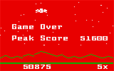 Astrosmash - Screenshot - Game Over Image
