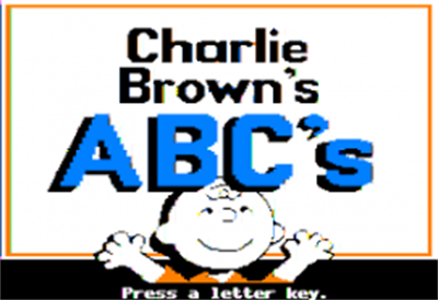 Charlie Brown's ABC's - Screenshot - Game Title Image