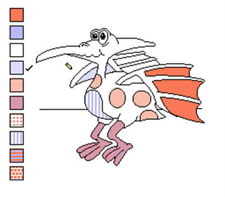 Color a Dinosaur - Screenshot - Gameplay Image