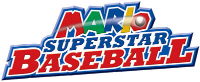 Mario Superstar Baseball - Clear Logo Image