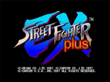 Street Fighter EX Plus - Screenshot - Game Title Image