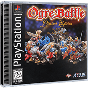 Ogre Battle - Box - 3D Image