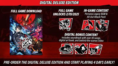 Persona 5 Strikers - Advertisement Flyer - Front Image