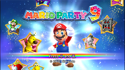 Mario Party 9 - Screenshot - Game Title Image