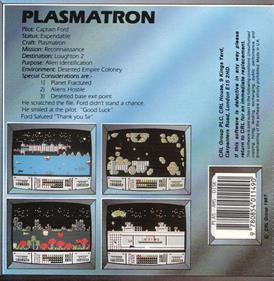 Plasmatron - Box - Back Image
